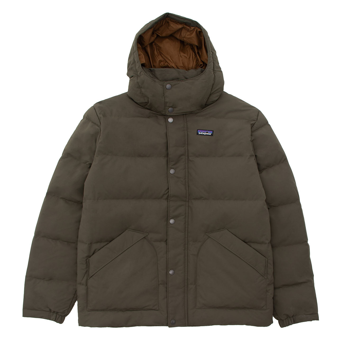 Patagonia down jacket green online