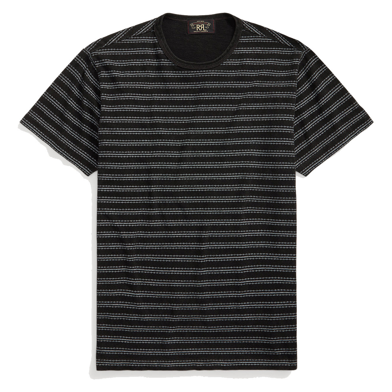 Ralph lauren black and white striped t shirt best sale