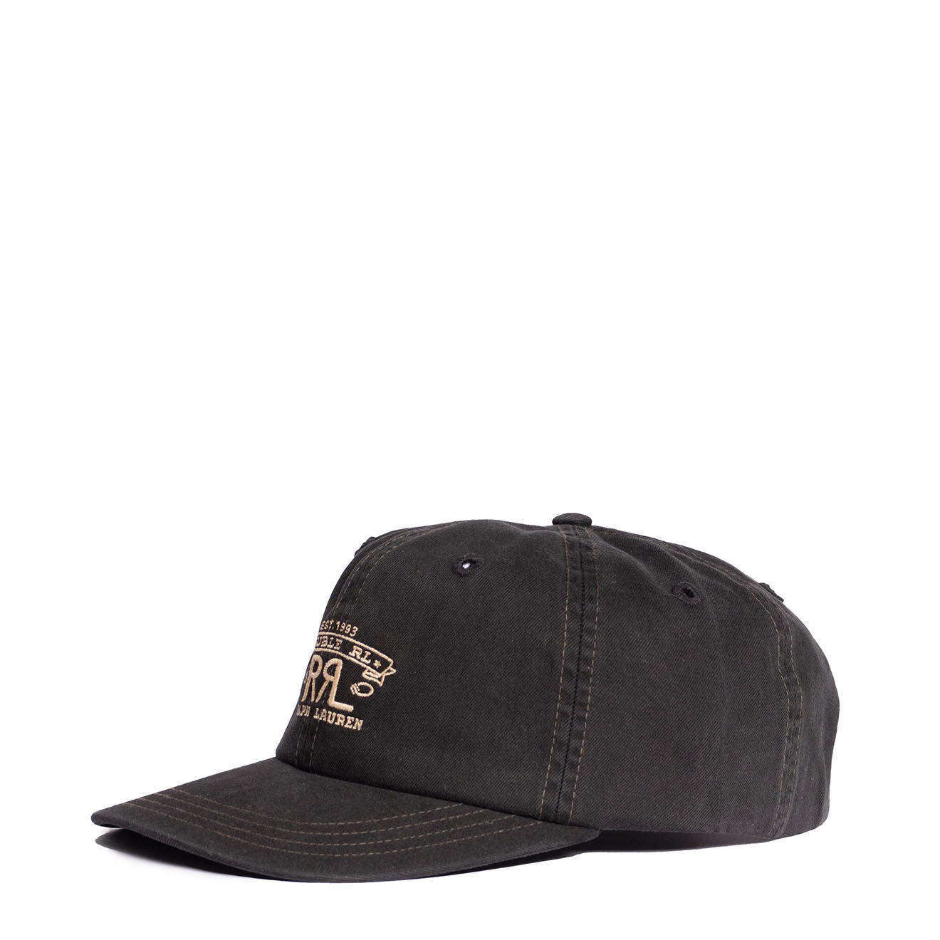 RRL by Ralph Lauren RRL Ranch Logo Twill Ball Cap Black | Yards Store