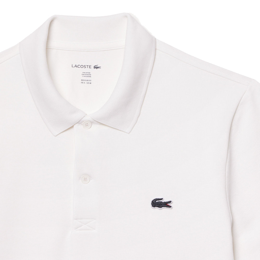 Lacoste Regular Fit Cotton Polo Shirt White Menswear Yards Store