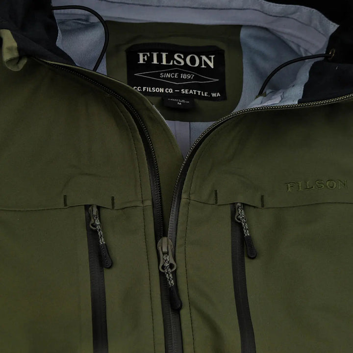 Filson Neoshell Reliance Jacket Olive Drab Menswear Yards Store