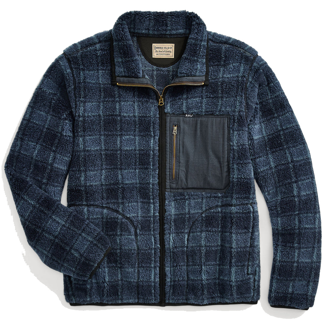 Plaid zip up jacket hotsell