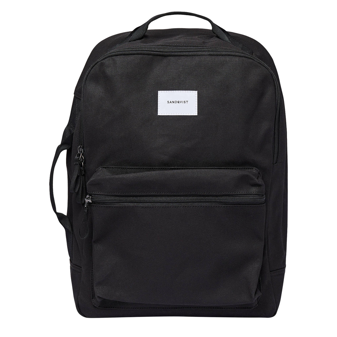 Sandqvist August Backpack Black Menswear Yards Store