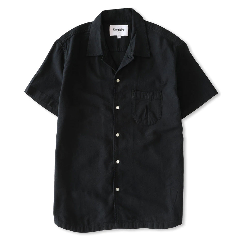 Corridor Horseshoe Pocket Shirt Black | Yards Store Menswear