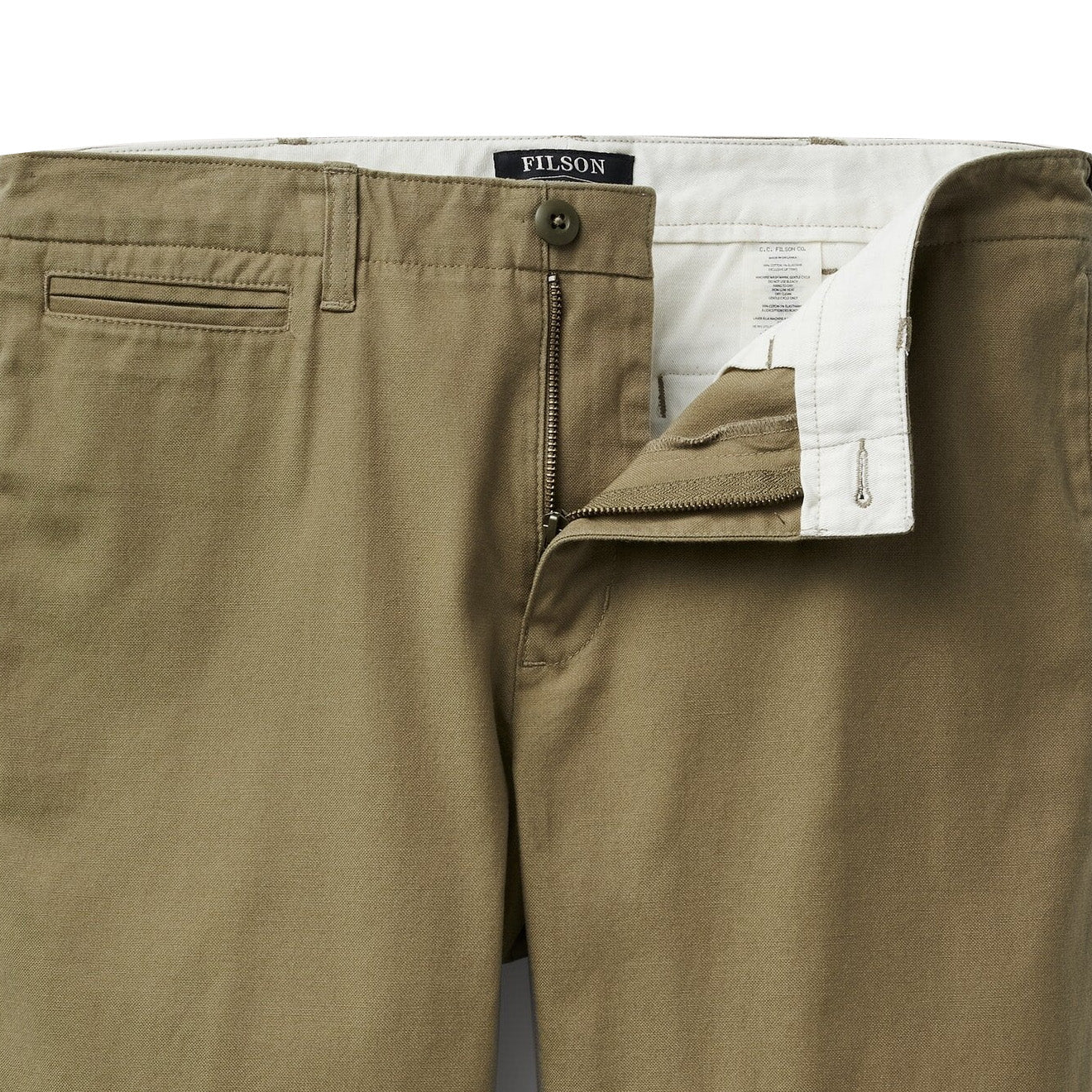 Filson Draftsman Canvas Pant Faded Olive | Yards Store Menswear