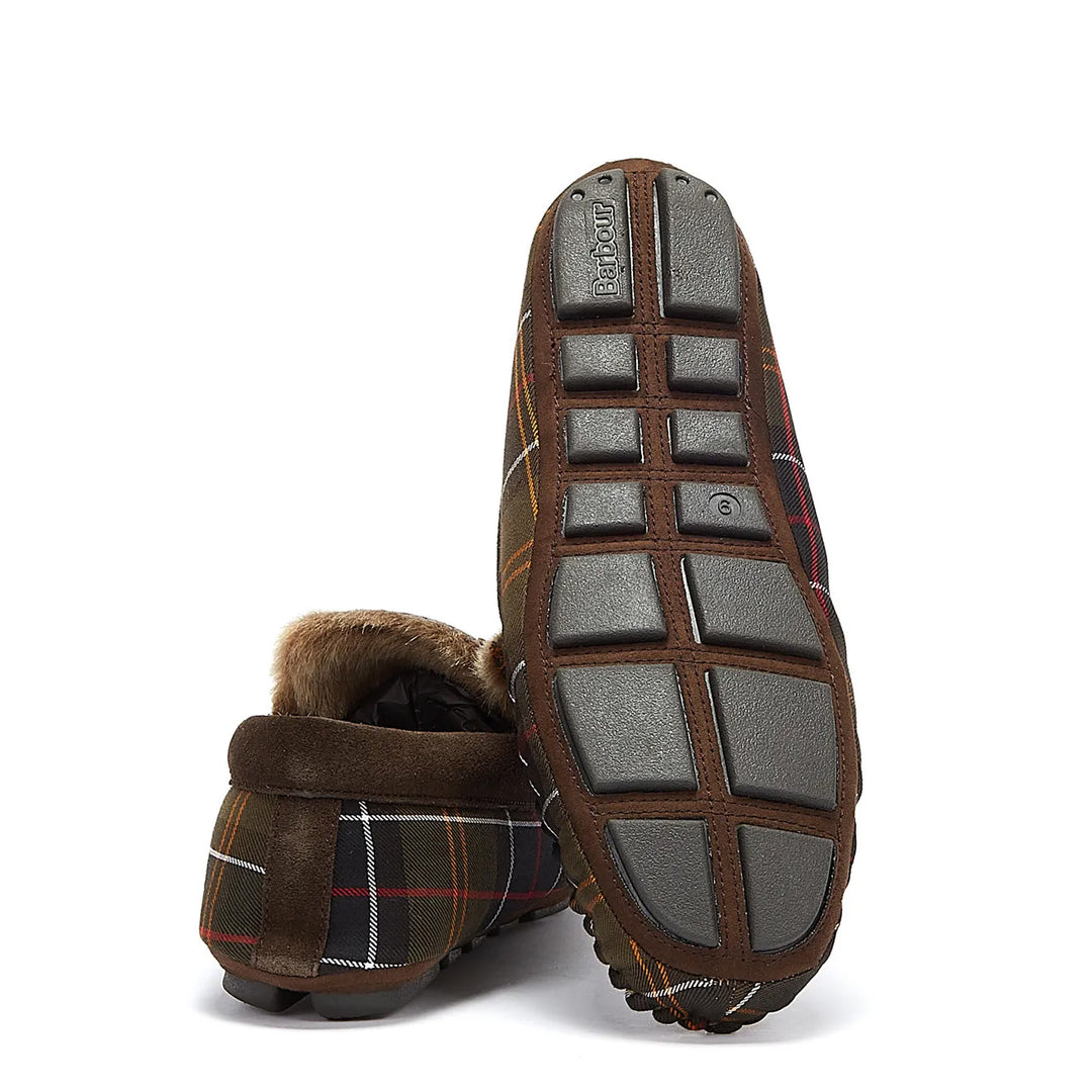 Barbour monty tartan slippers online