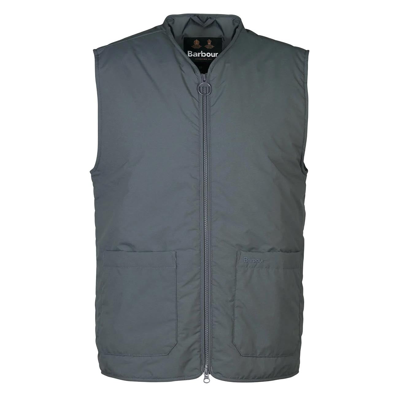 Barbour Harpen Gilet Asphalt | Yards Store Menswear