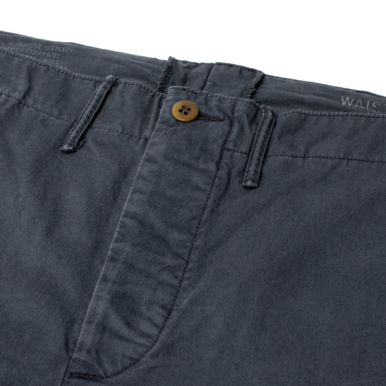 RRL by Ralph Lauren Officers Flat Front Chino Navy | Yards Store