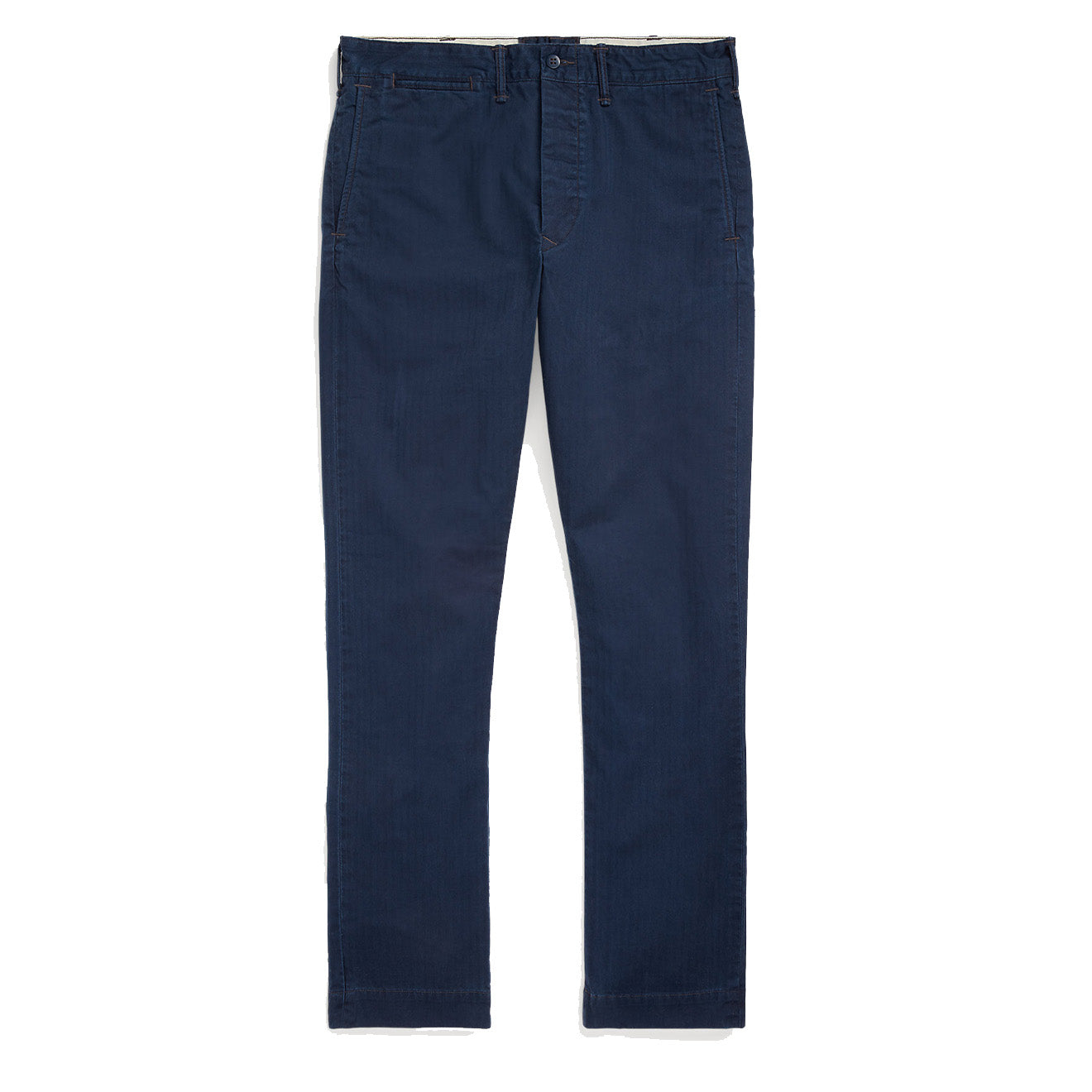 RRL by Ralph Lauren Slim Fit Herringbone Twill Trouser Worth Navy ...