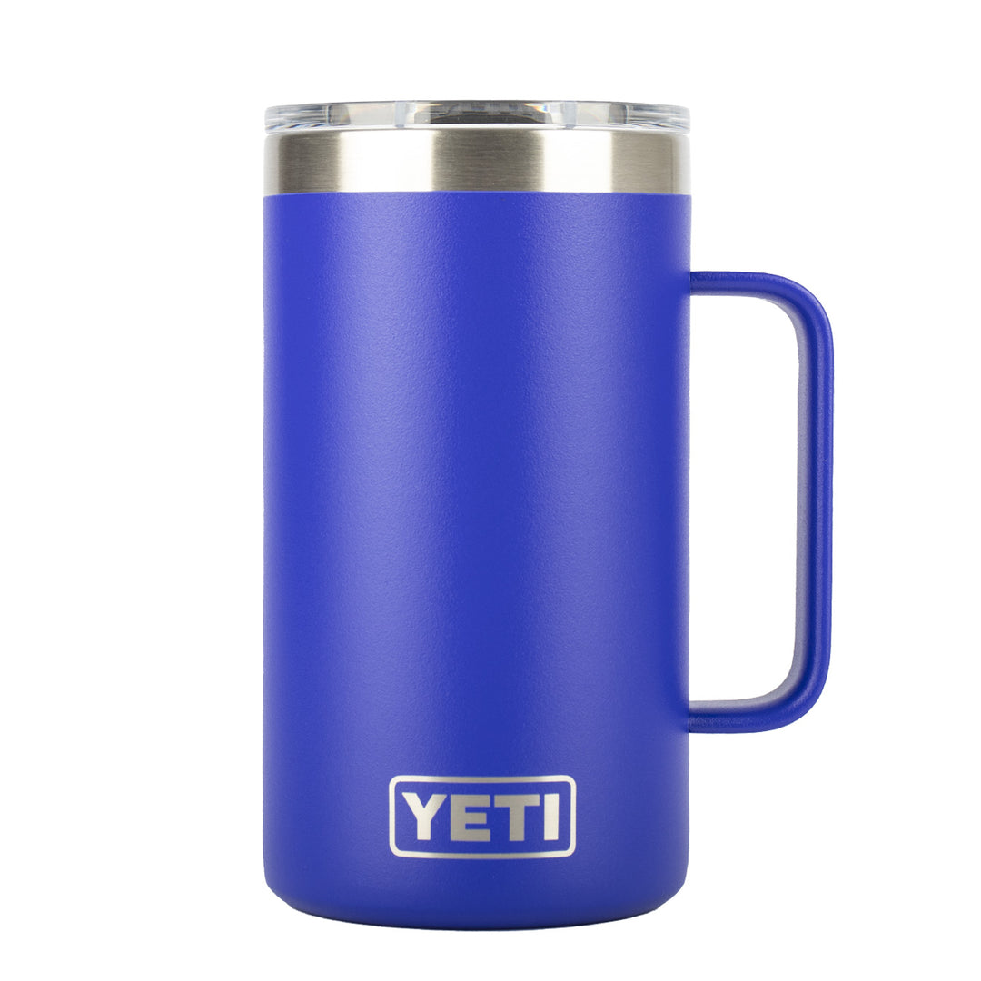 New Authentic Yeti Rambler cheapest 24oz Mug - Offshore Blue